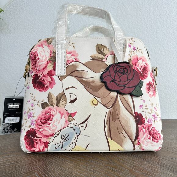 Loungefly Handbags - 709/1000 Disney Loungefly Beauty & The Beast Limited Edition Handbag Purse Rose